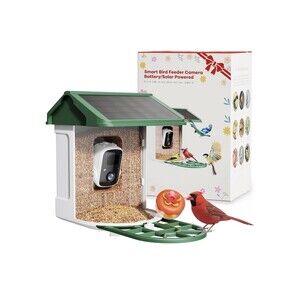 NEW HARYMOR Bird Feeder with Camera Solar Powered Smart AI Video Bird Feeder